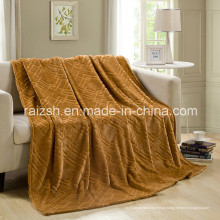 Cobertor de vison de ouro Cobertor de lazer cobertor quente único ou duplo